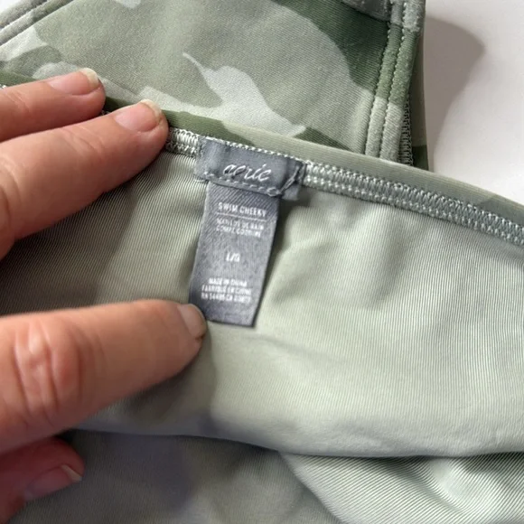 Aerie Mix and Match Bikini Swim Top and Bottoms Camo Medium / Large - Picture 9 of 11